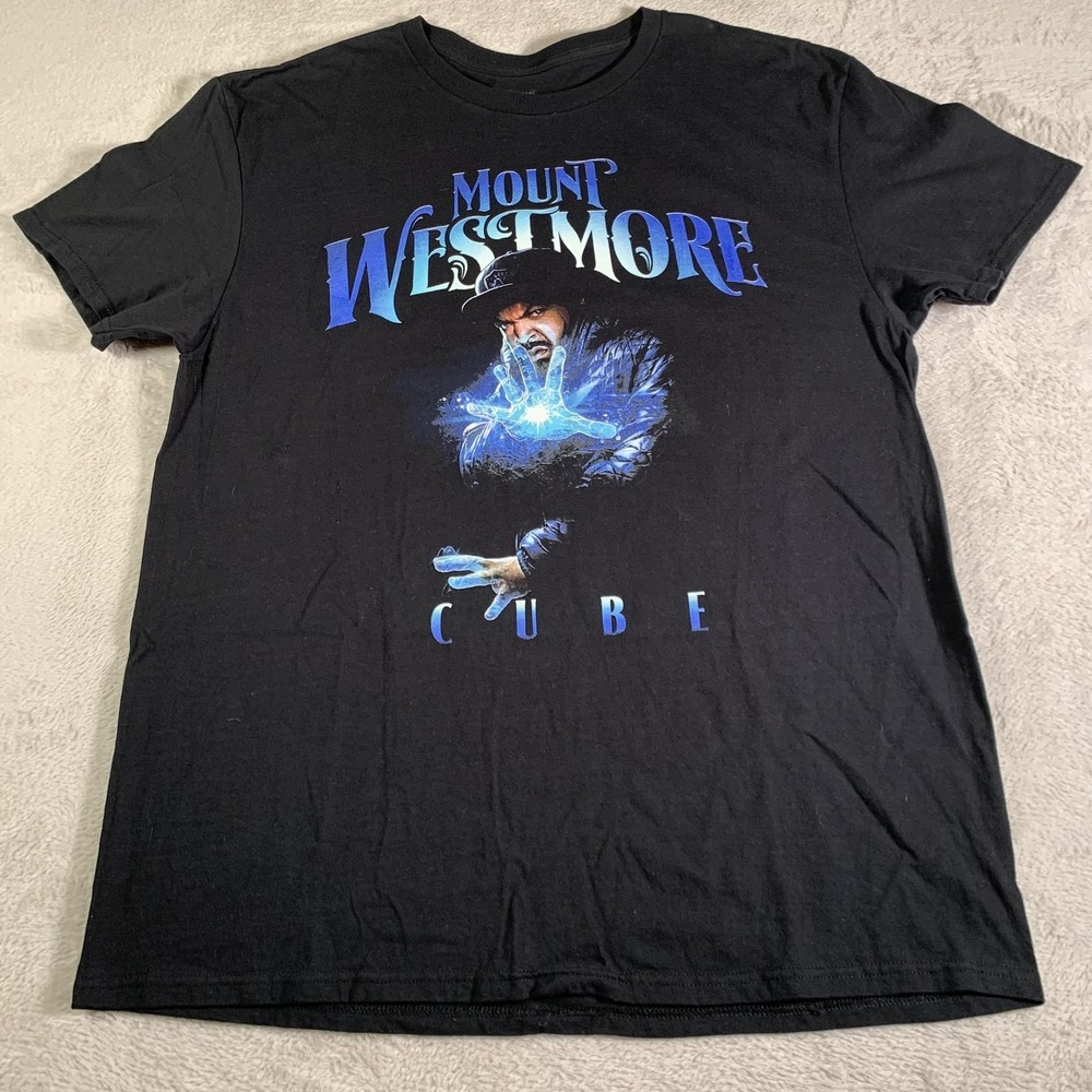 Mount Westmore Ice Cube Shirt Mens XL Black Hip Hop‎ Rap Graphic Music Tee
